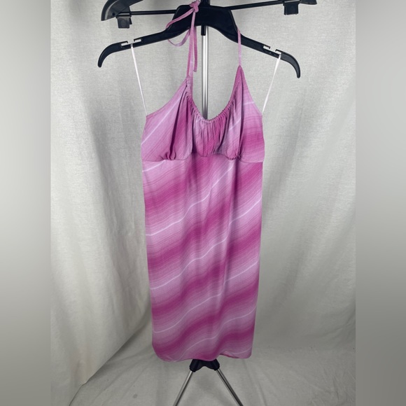 BP. Halter Top Pink & Purple Ombré Midi Dress size Medium NWT - Picture 3 of 7